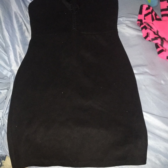 Suede Fashion Nova Dress - Picture 2 of 4